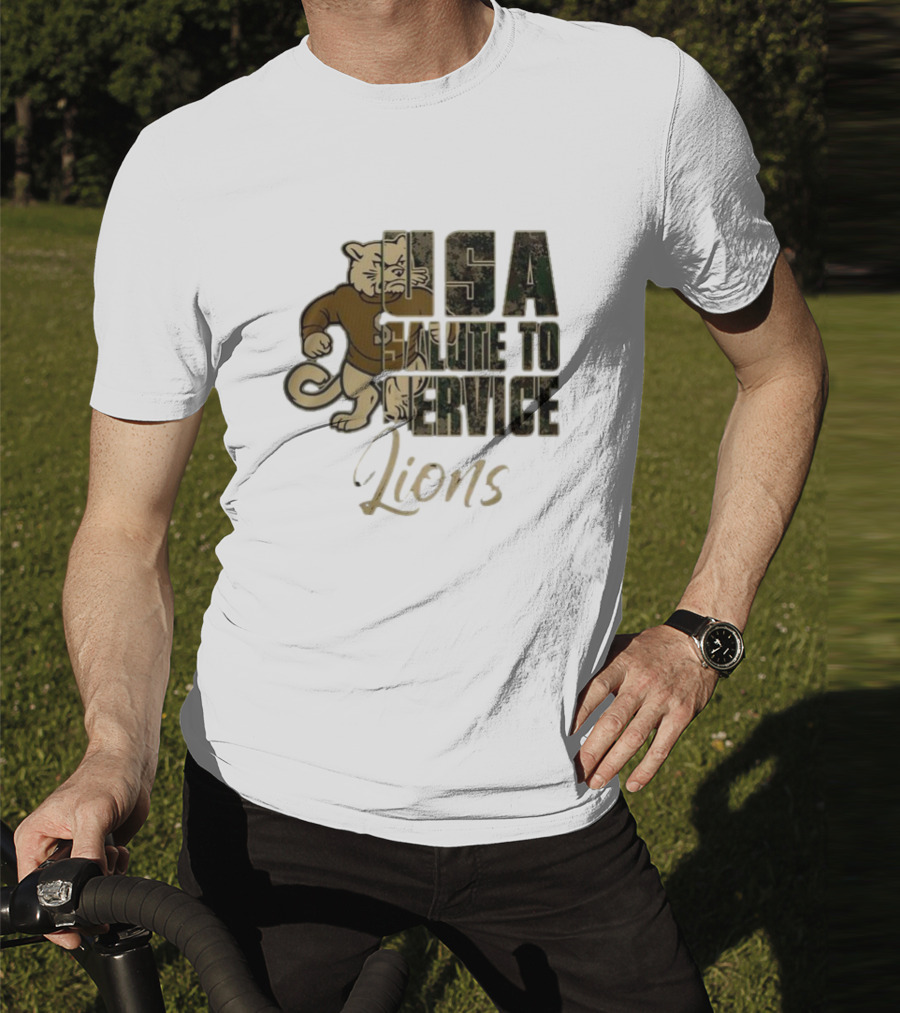 Penn State Nittany Lions USA Salute To Service Lions T-Shirt