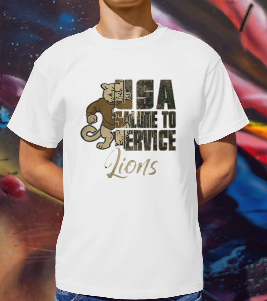 Penn State Nittany Lions USA Salute To Service Lions T-Shirt