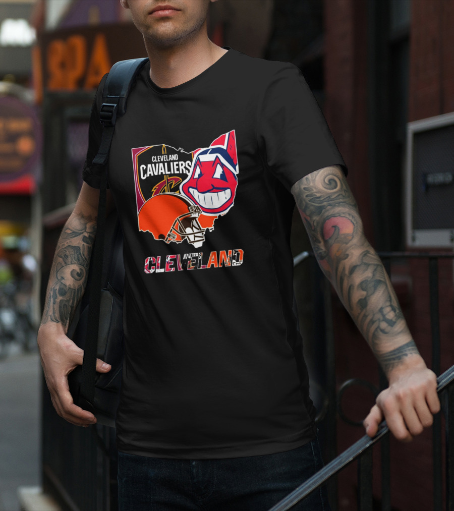 Cleveland Cavaliers Cleveland Indians Cleveland Browns T-Shirt