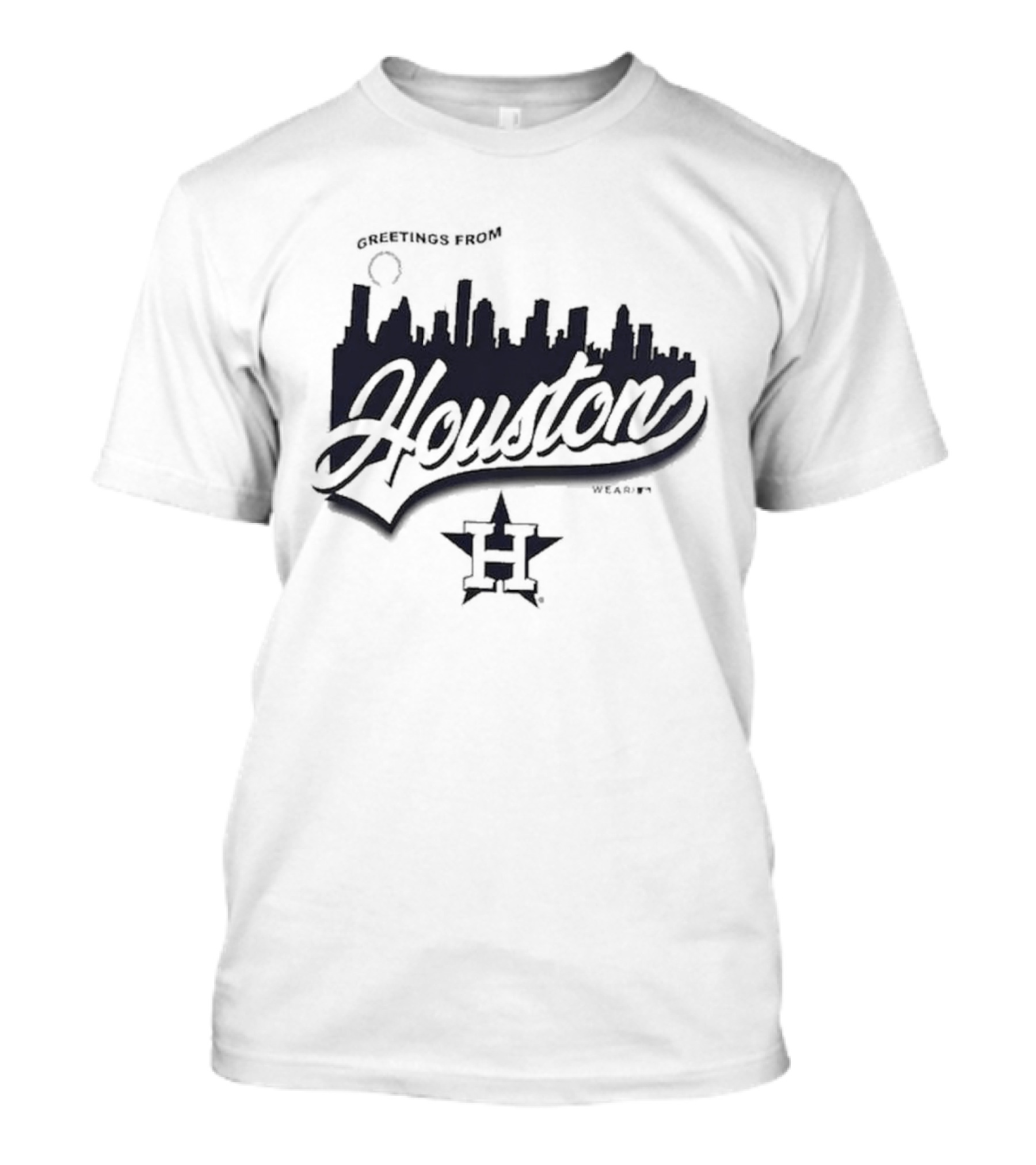 Greetings From Houston Skyline Astros T-Shirt