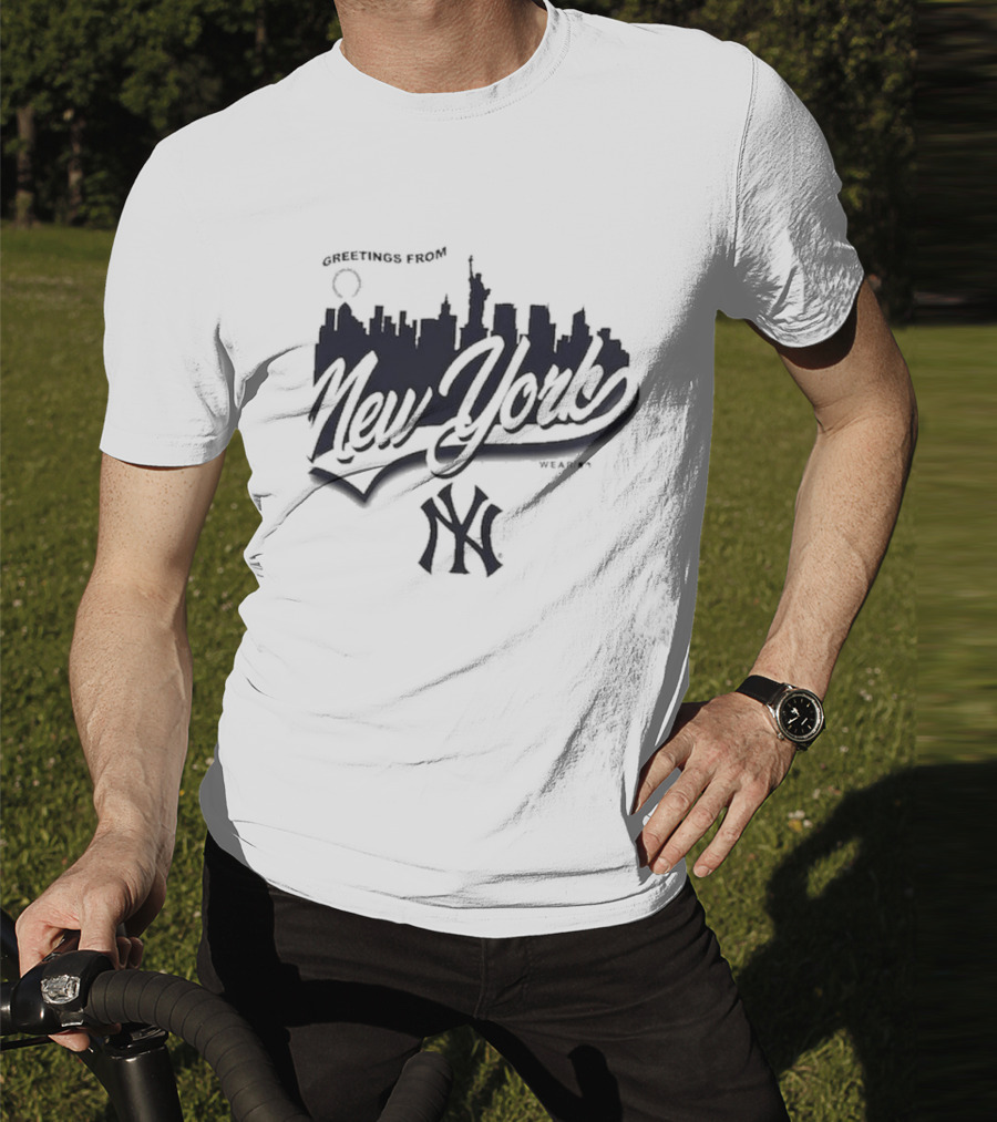 Greetings From New York Skyline Yankees NY T-Shirt
