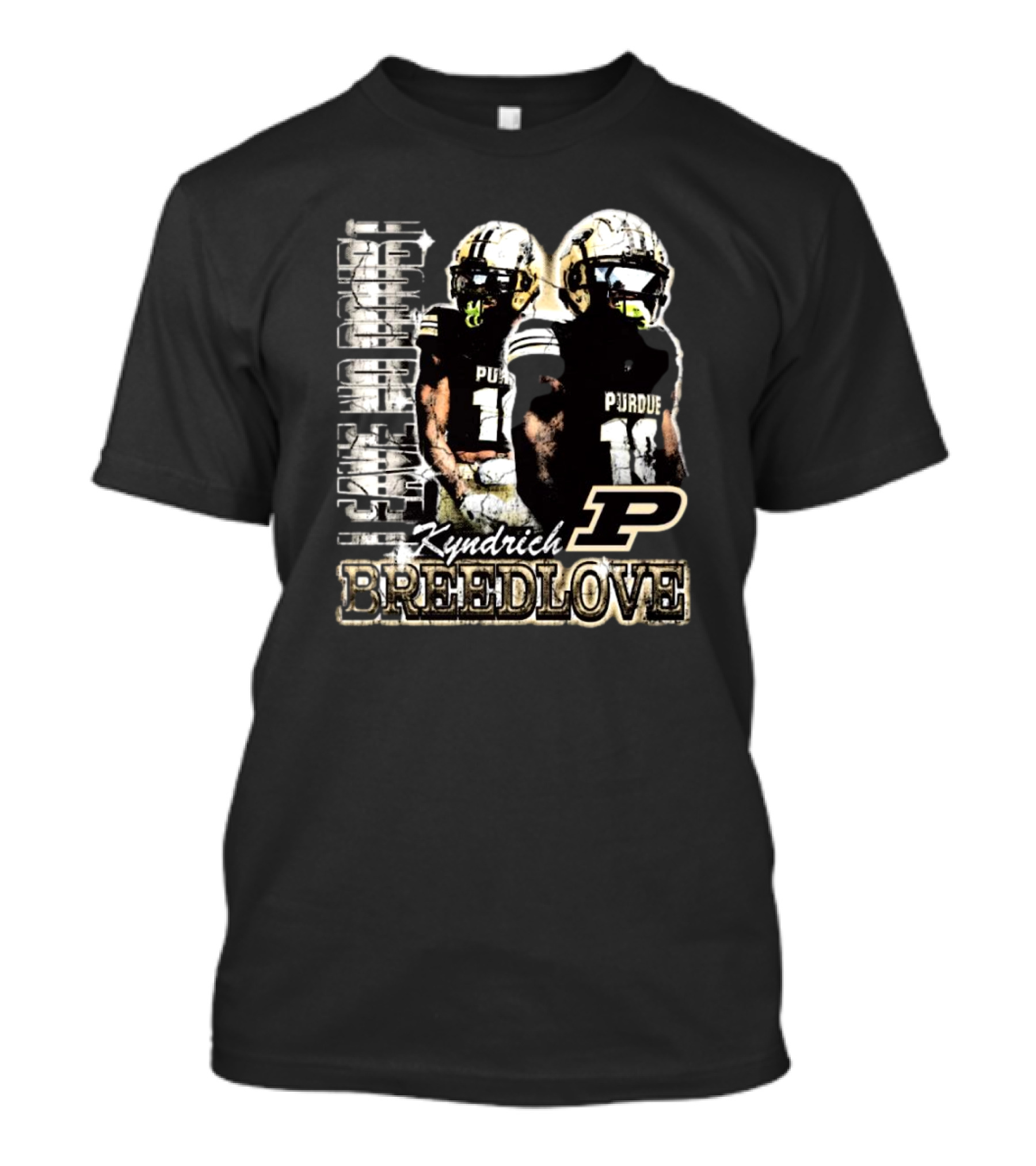Kyndrich Breedlove Purdue Boilermakers 90s Football T-Shirt