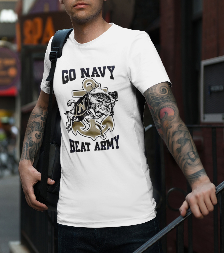 Go Navy Beat Army Midshipmen Football T-Shirt