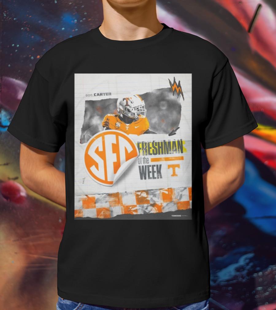 Boo Carter Freshman Of The Week SEC Tennessee Vols T-Shirt