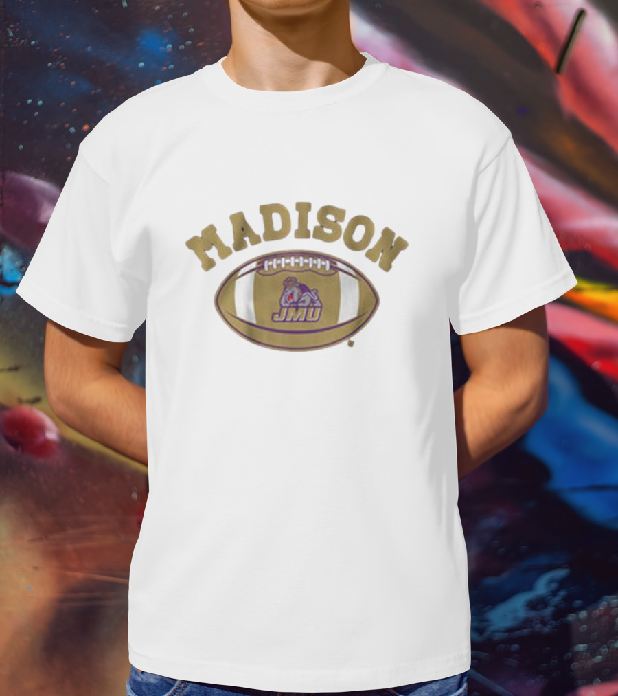 JMU James Madison Dukes Football Madison Football T-Shirt
