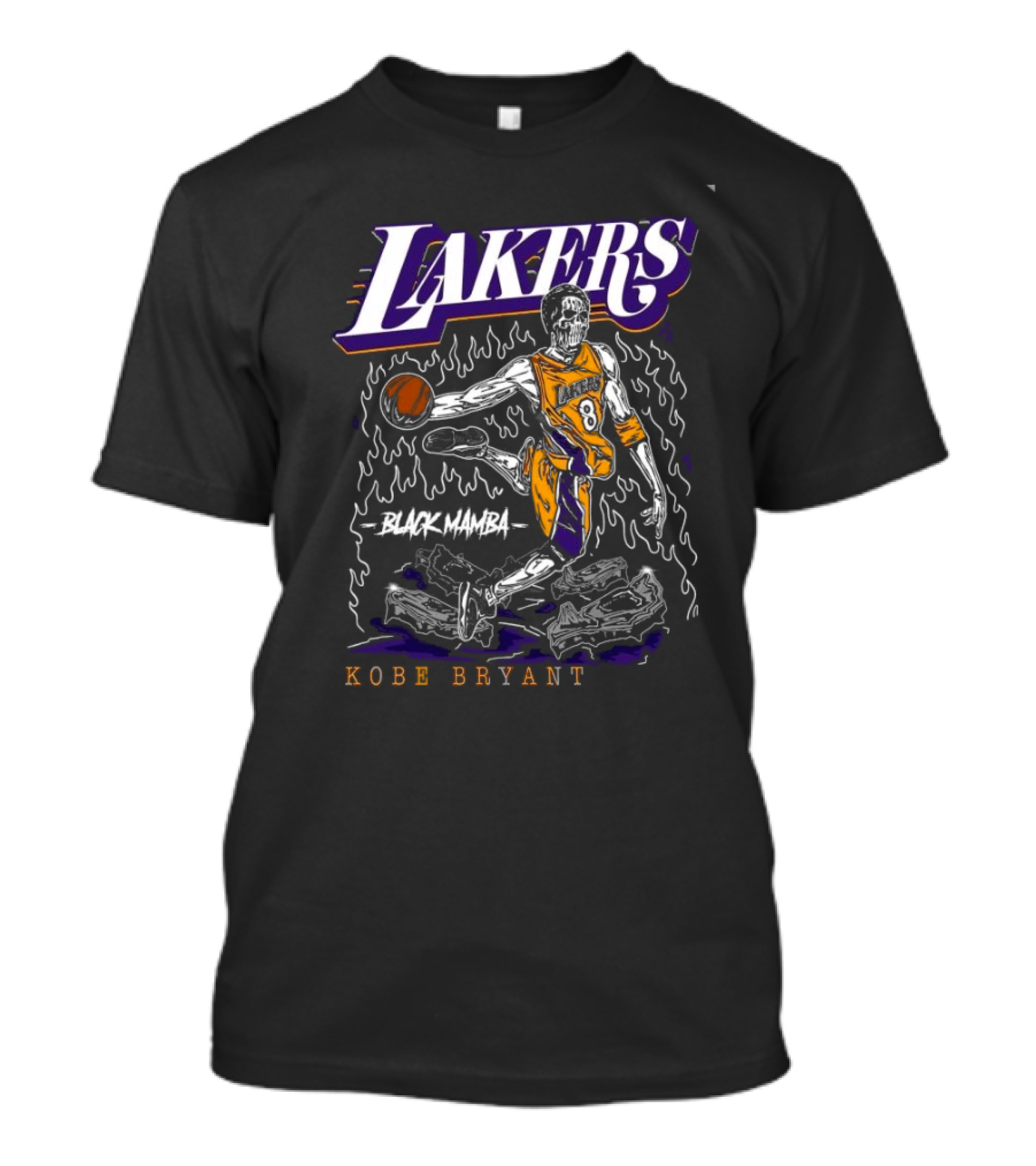 Lakers Black Mamba Kobe Bryant 8 T-Shirt
