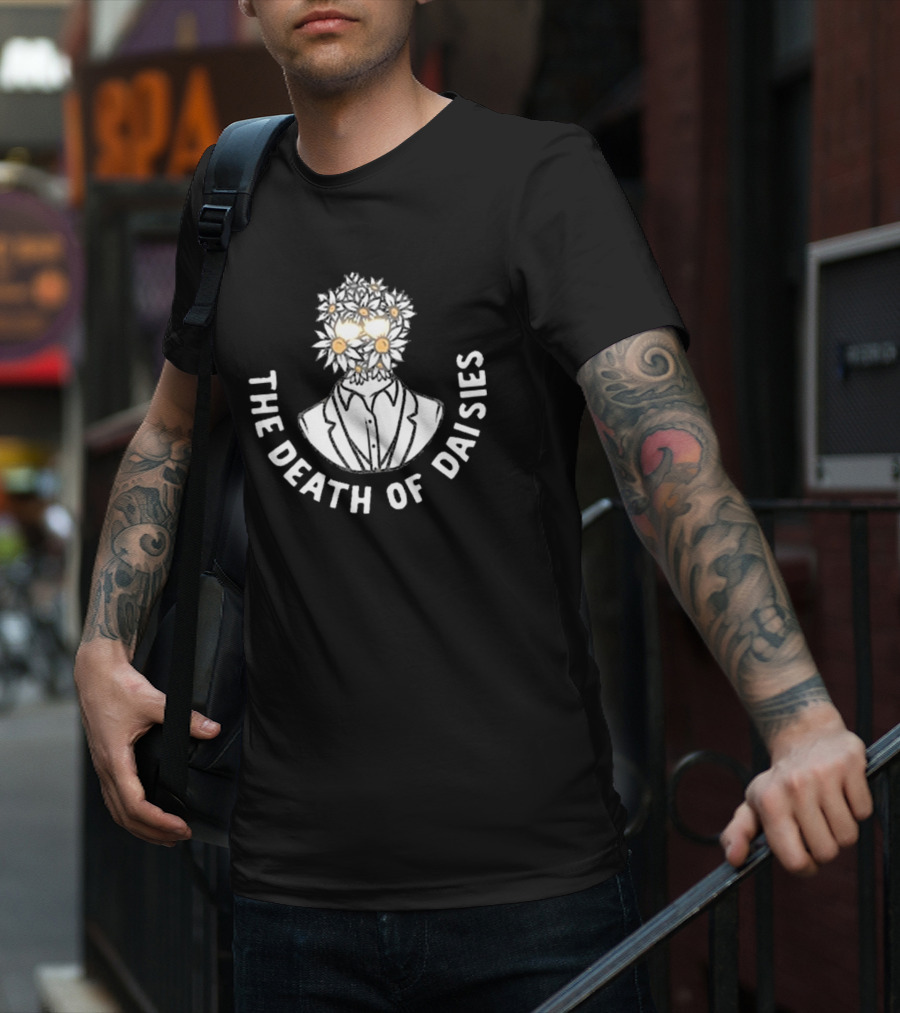 Neoni The Death Of Daisies Suit Flower Head T-Shirt
