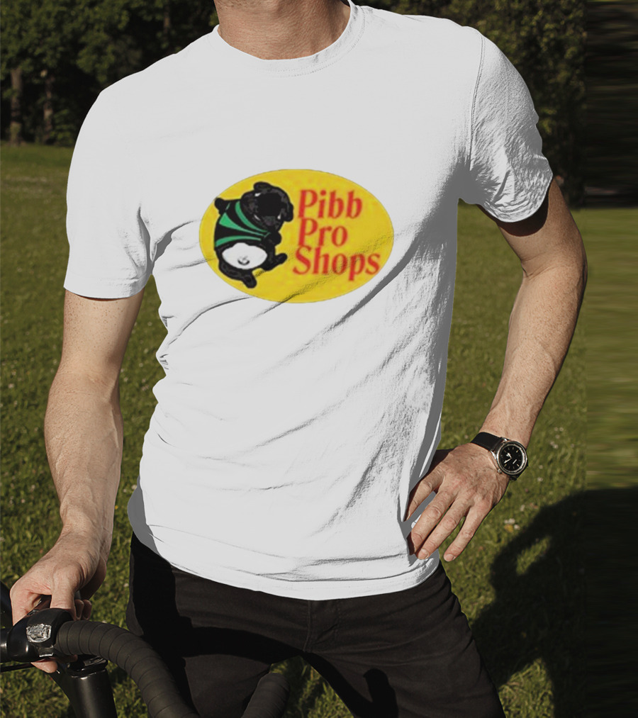 Pibble Palace Pibb Pro Shops Yellow Oval Bulldog T-Shirt