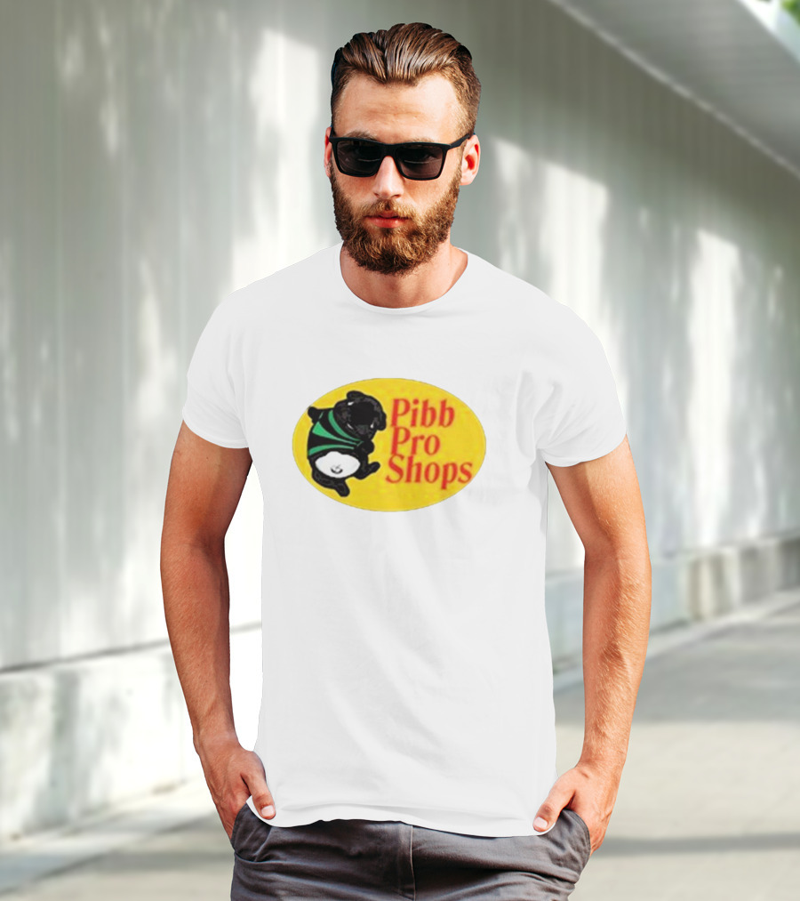 Pibble Palace Pibb Pro Shops Yellow Oval Bulldog T-Shirt