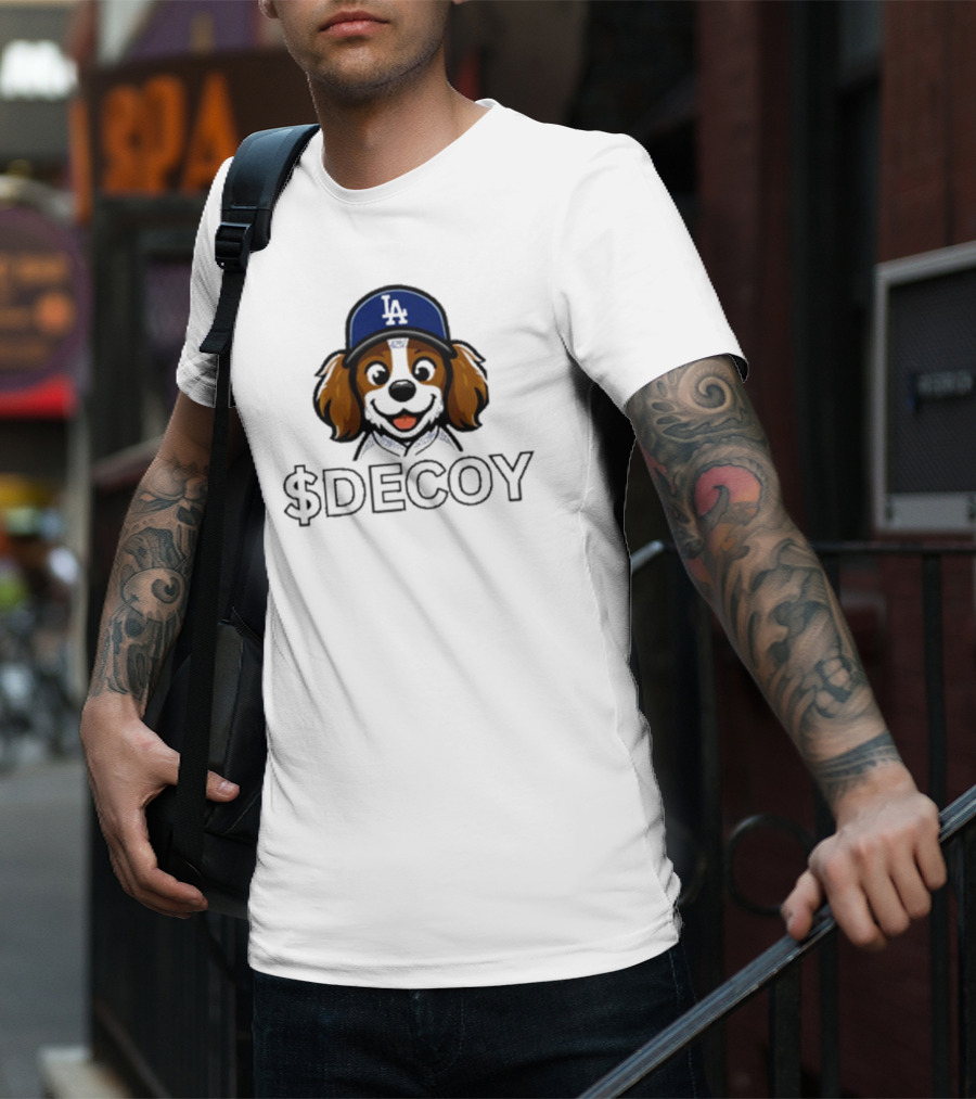 Shohei Ohtani LA Dodgers Dog $DECOY MLB T-Shirt