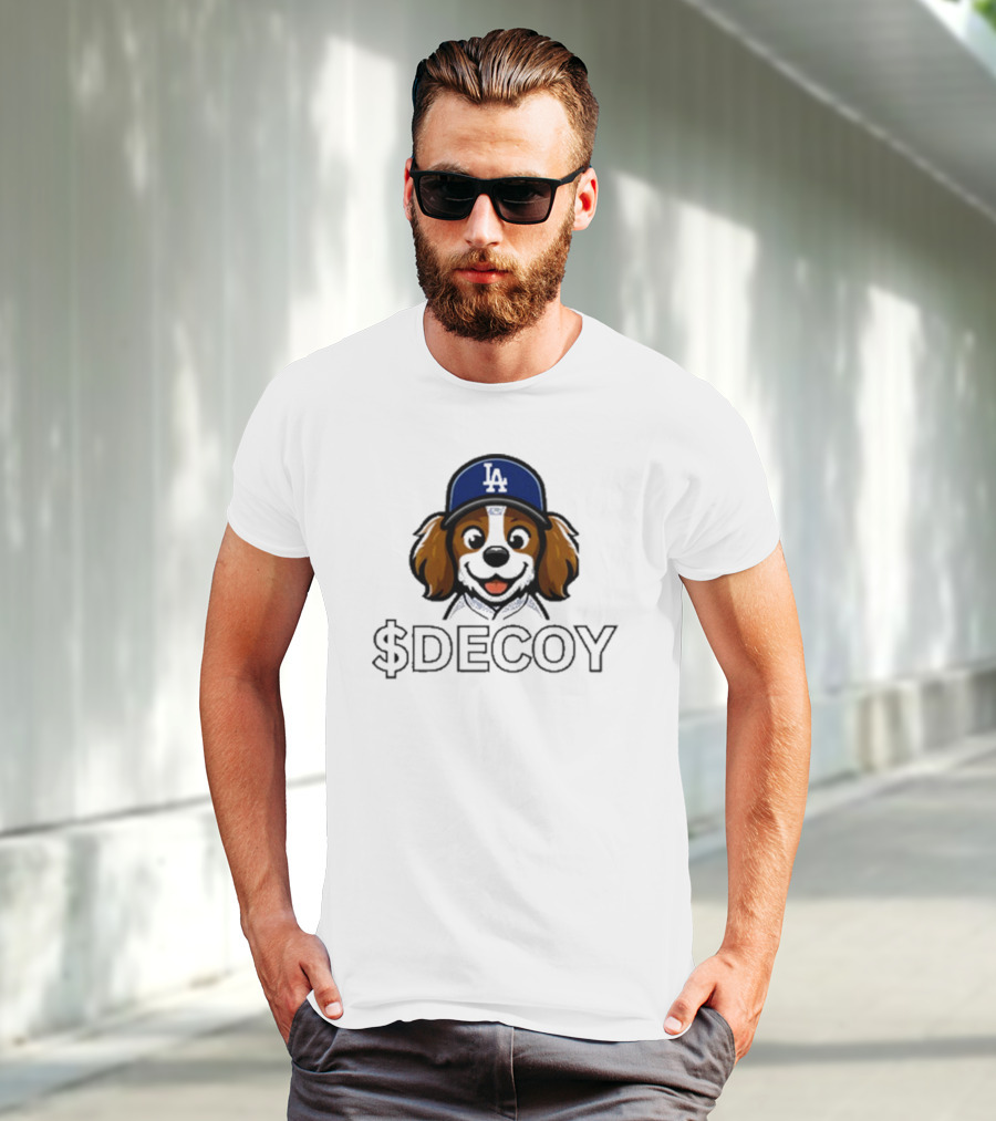 Shohei Ohtani LA Dodgers Dog $DECOY MLB T-Shirt