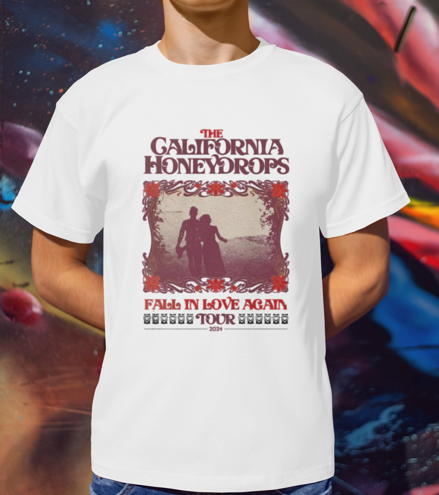 The California Honeydrops Fall In Love Again Tour T-Shirt