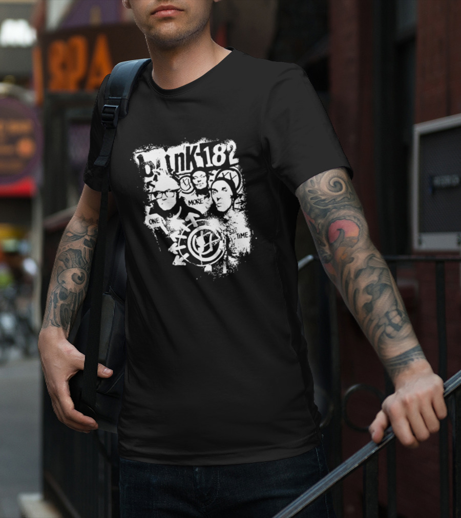 Blink-182 One More Time Band Members T-Shirt