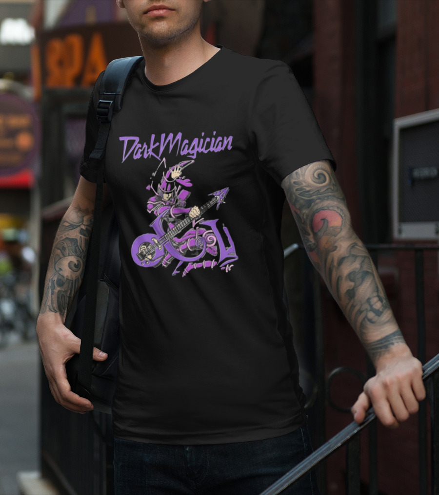 Dark Magician Guitarist In Purple Armor T-Shirt