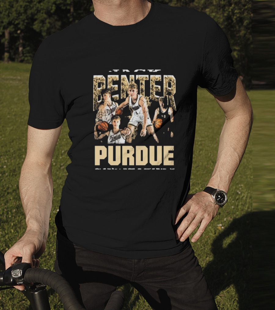 Jack Benter Purdue Boilermakers Basketball 90s T-Shirt