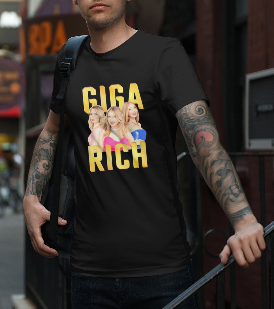 Giga Rich Tim Tin Trio Glam T-Shirt
