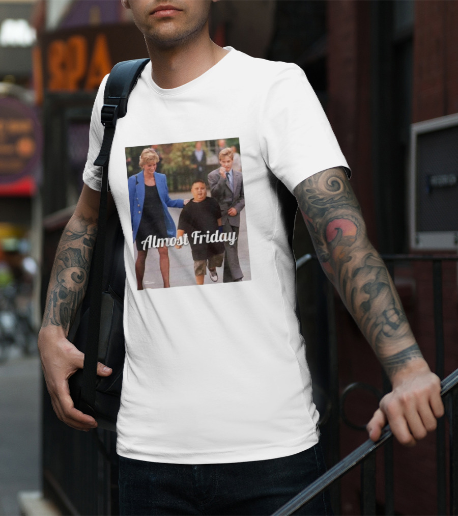 Almost Friday Rizzler Royalty Humorous Princess Iconic Moments T-Shirt