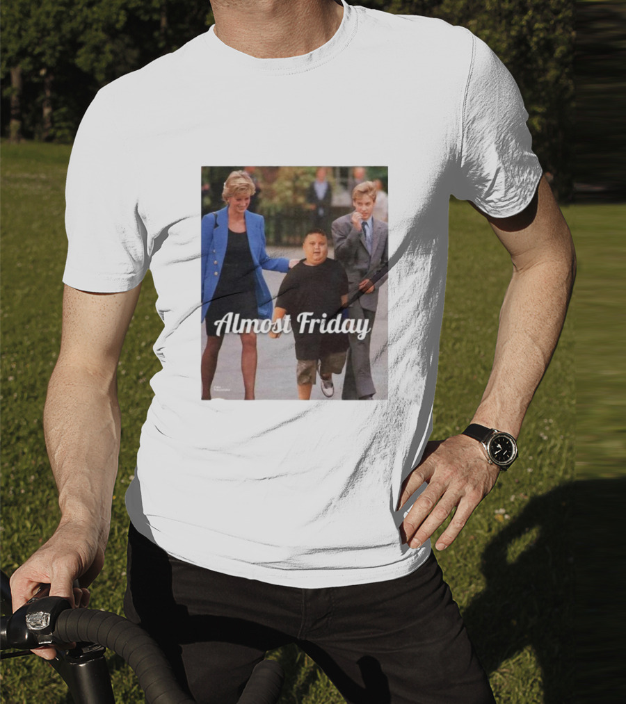 Almost Friday Rizzler Royalty Humorous Princess Iconic Moments T-Shirt