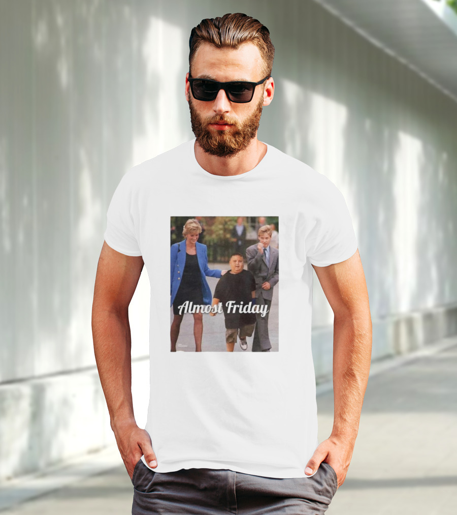 Almost Friday Rizzler Royalty Humorous Princess Iconic Moments T-Shirt