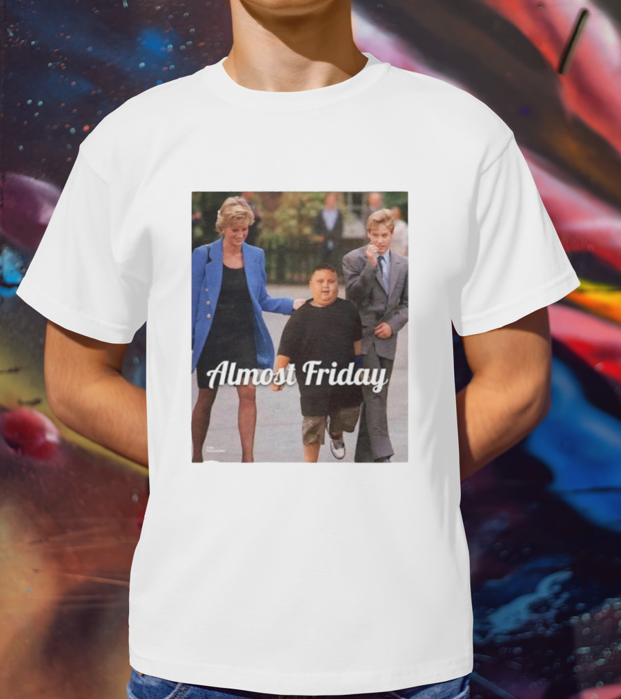 Almost Friday Rizzler Royalty Humorous Princess Iconic Moments T-Shirt