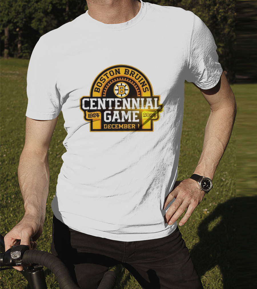 Boston Bruins 1924 Centennial Game December 1 T-Shirt