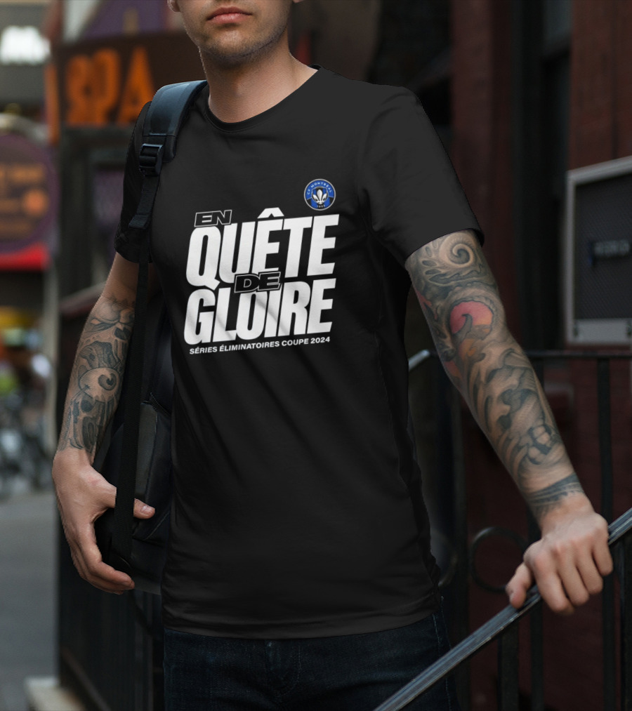 CF Montreal En Quête De Gloire Séries Éliminatoires Coupe T-Shirt