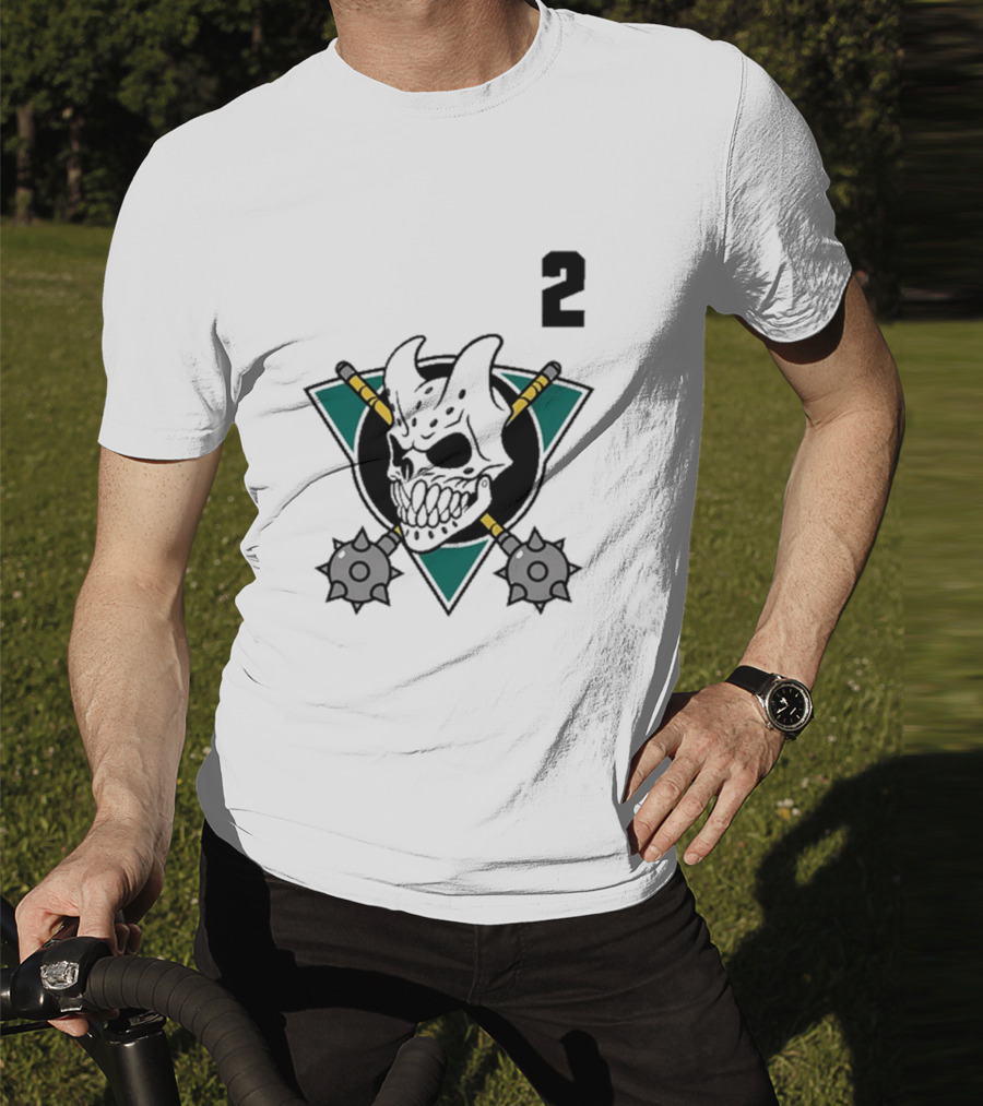 Firstblood Slaughter To Prevail Hockey Skull Maces Triangle Number 2 T-Shirt