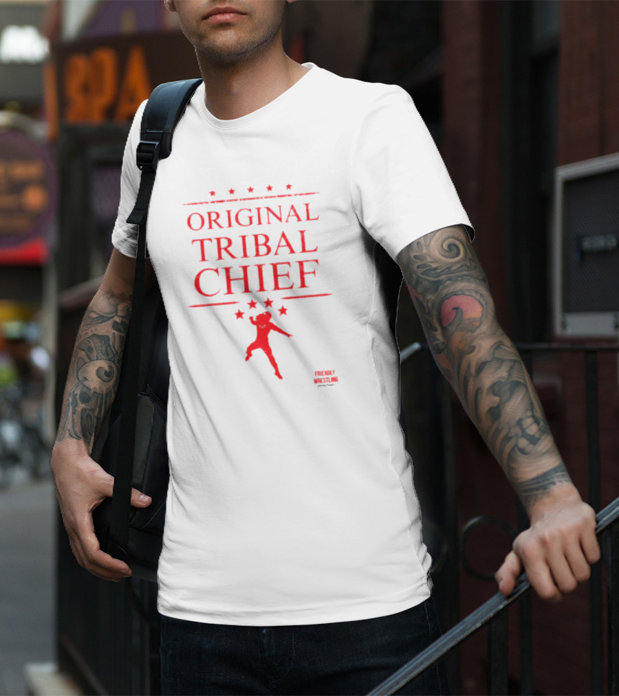 Original Tribal Chief Friendly Wrestling OTP WWE T-Shirt