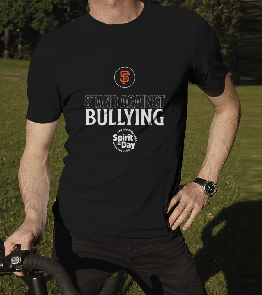San Francisco Giants Spirit Day Stand Against Bullying MLB T-Shirt