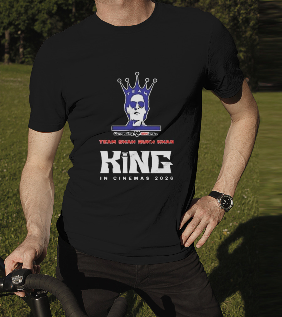 Team Shah Rukh Khan Connecting SRKians King In Cinemas 2026 T-Shirt