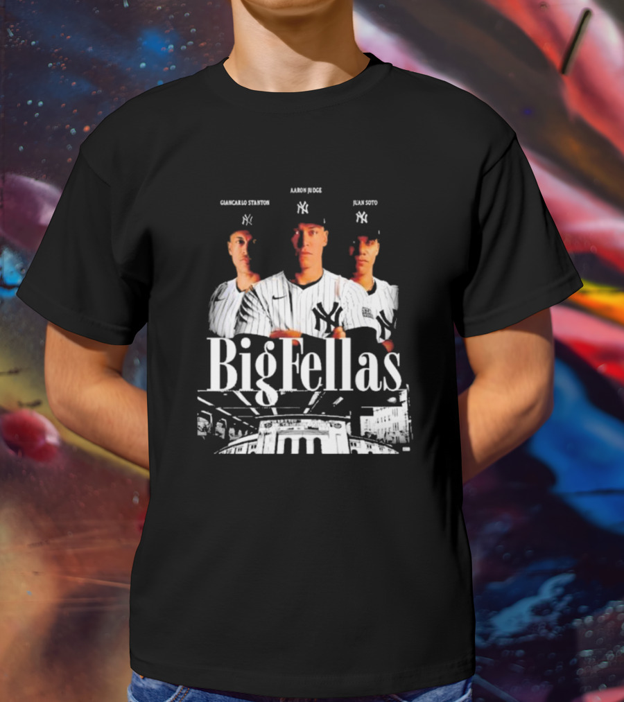 Giancarlo Stanton Aaron Judge Juan Soto Big Fellas New York Yankees Stadium T-Shirt