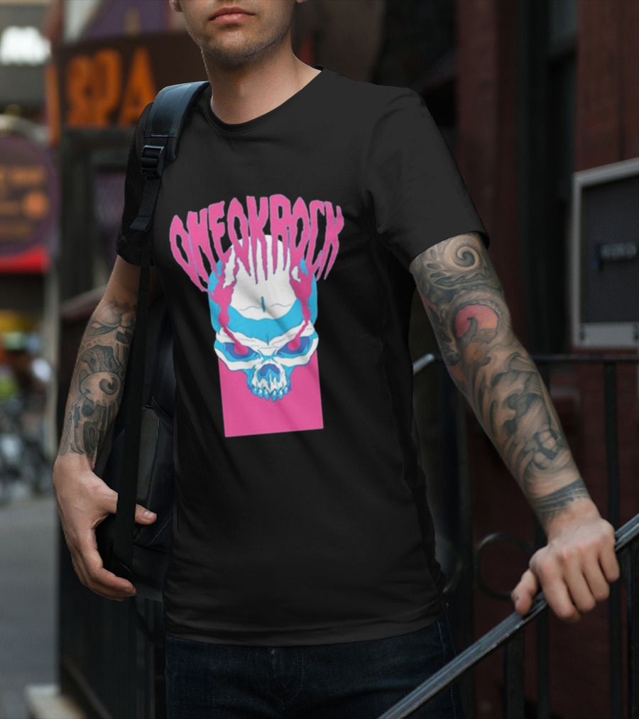 ONE OK ROCK Skull Neon T-Shirt