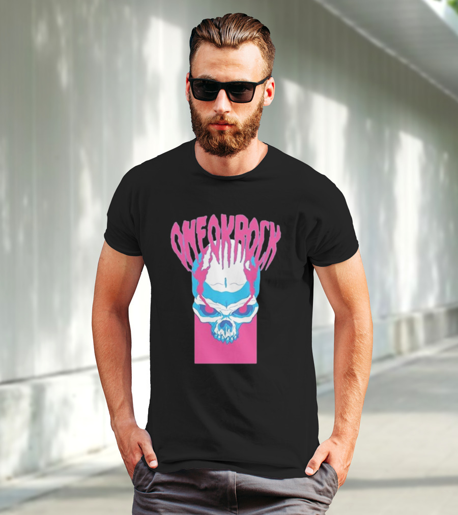 ONE OK ROCK Skull Neon T-Shirt