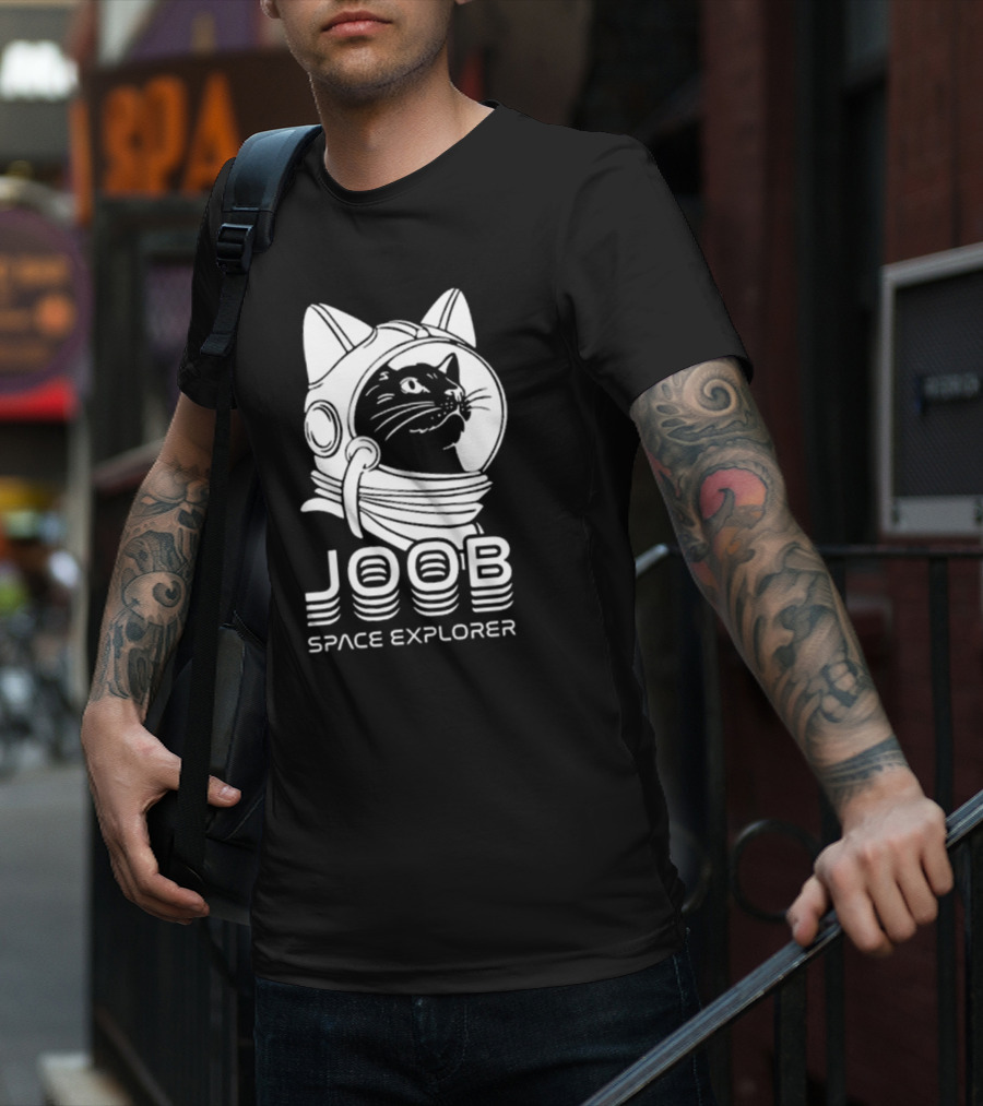 JOOB Cat Astronaut Space Explorer T-Shirt