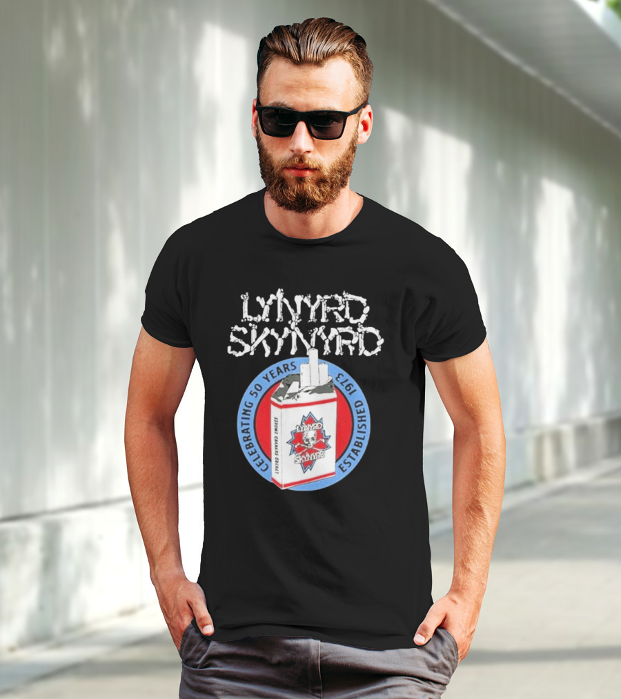 Lynyrd Skynyrd Established 1973 Celebrating 50 Years Smokes Tour T-Shirt
