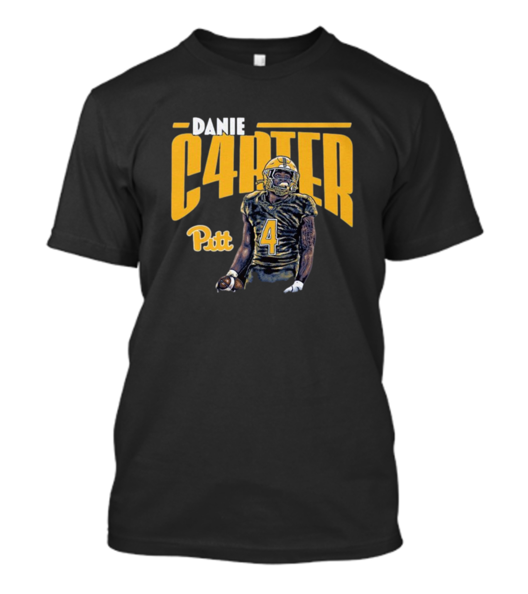 Daniel Carter C4RTER Pitt Panthers Football Player Sports T-Shirt