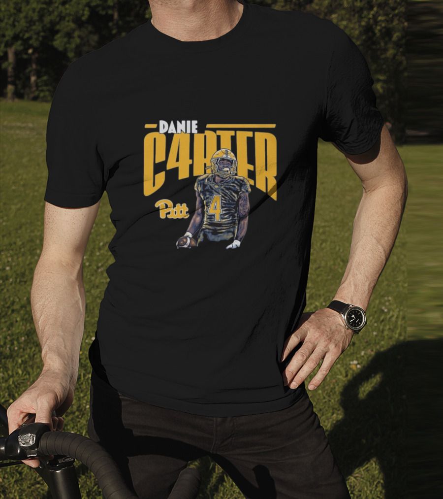 Daniel Carter C4RTER Pitt Panthers Football Player Sports T-Shirt