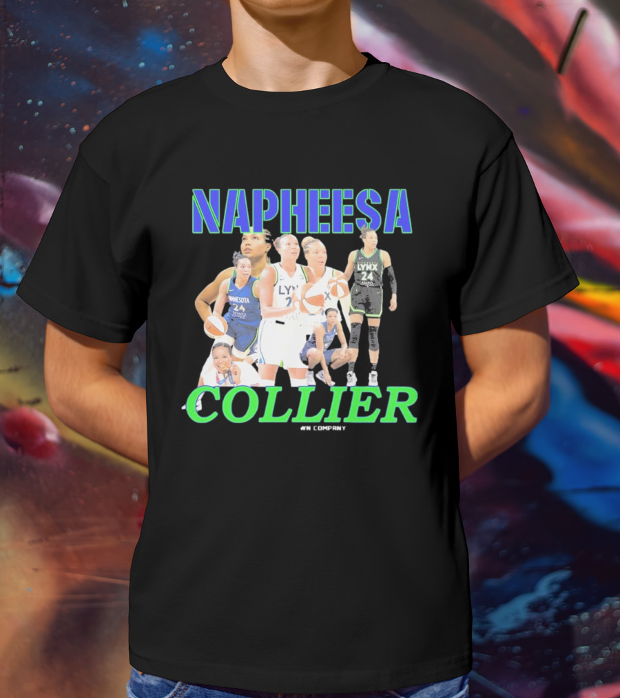 Napheesa Collier Minnesota Lynx WNBA The Homegrown Company Collage T-Shirt