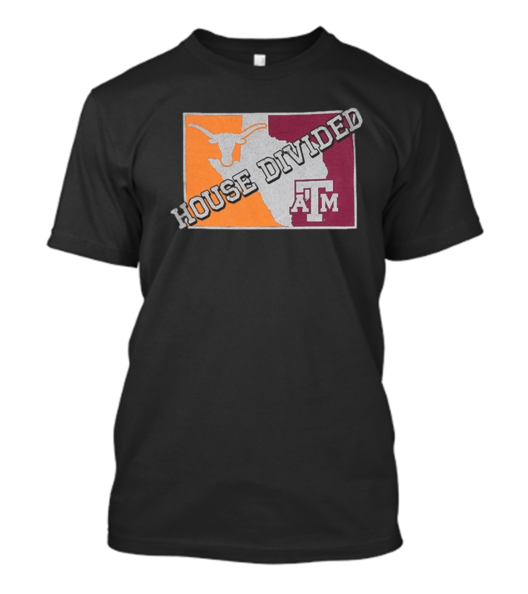 Texas A&M House Divided Longhorns T-Shirt
