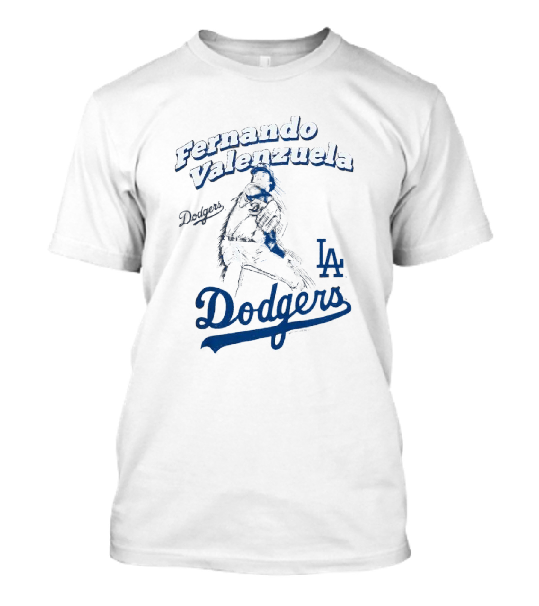 Fernando Valenzuela Los Angeles Dodgers Pitcher LA Dodgers T-Shirt