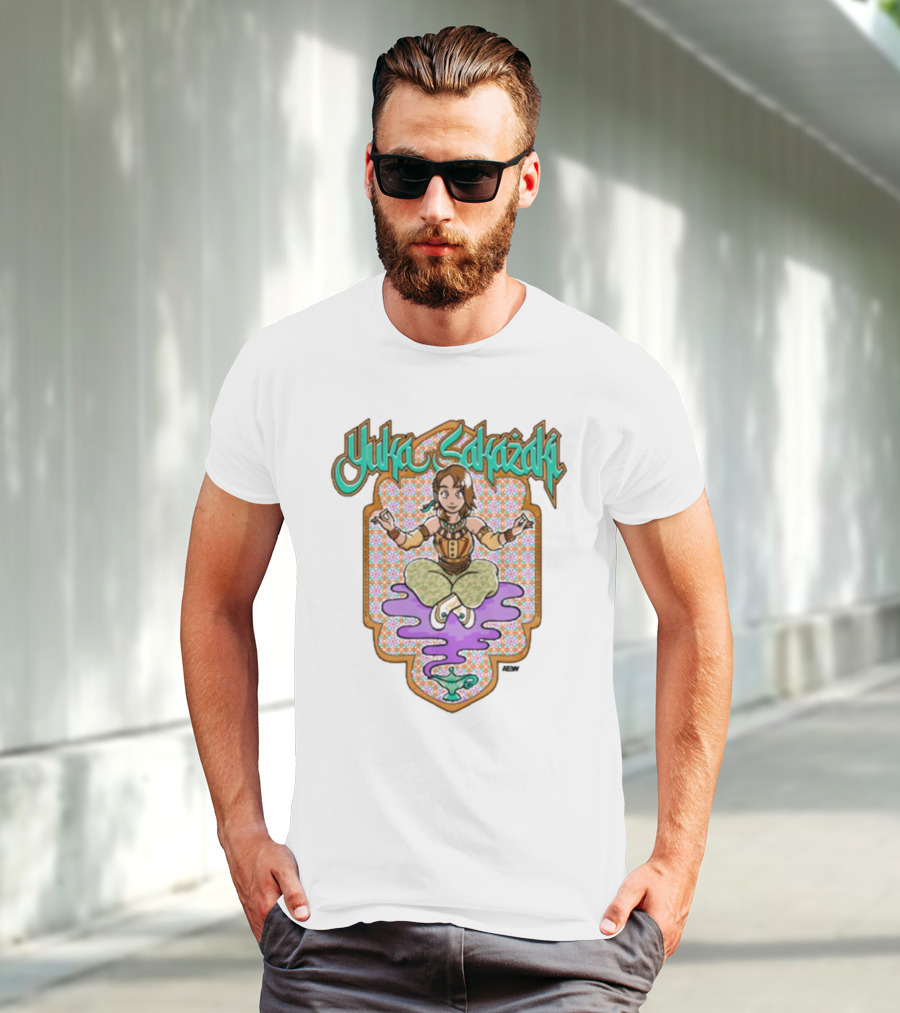Yuka Sakazaki AEW Genie Magic Lamp Floating T-Shirt