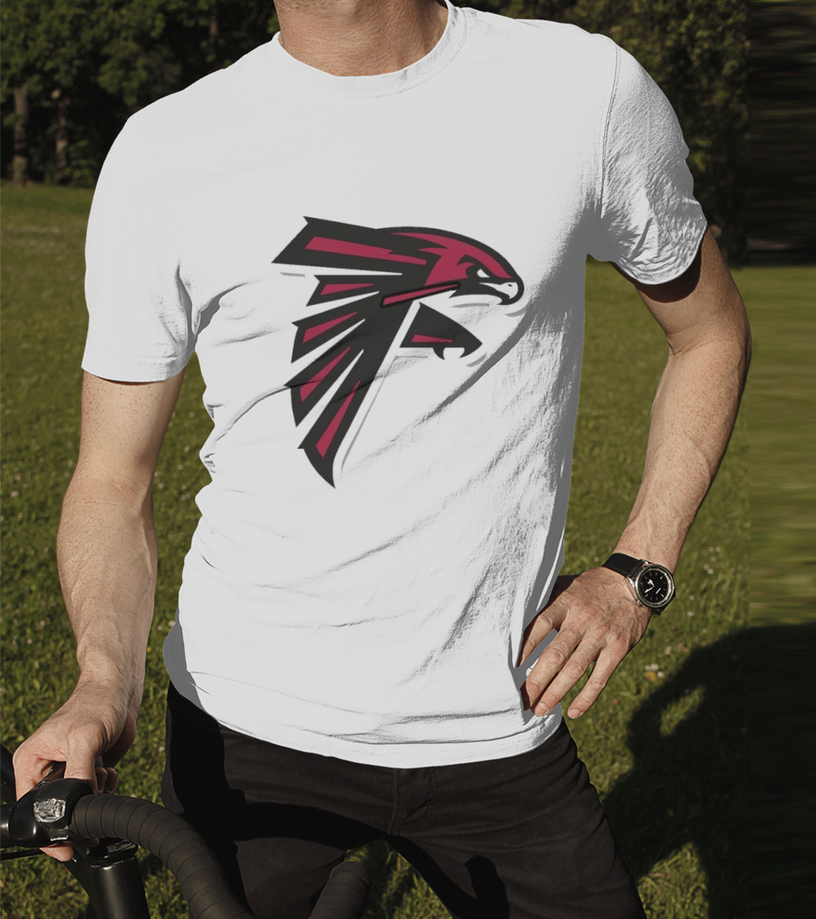 NFL NBA Atlanta Falcons Hawks Logo Mashup T-Shirt