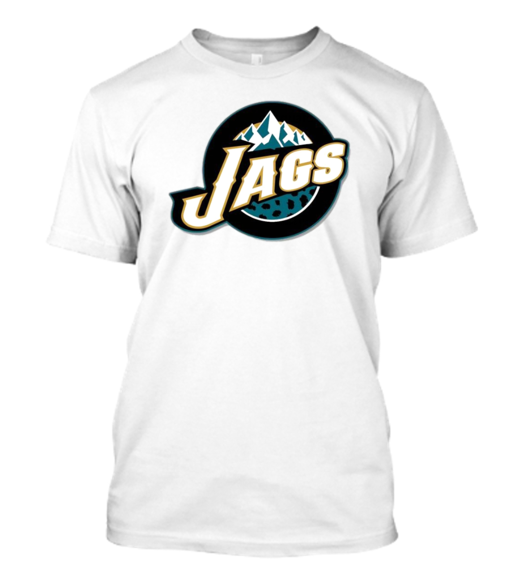 NFL NBA Jacksonville Jaguars Utah Jazz Logo Mashup Jags T-Shirt