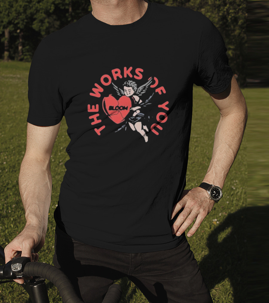 The Works Of You Bloom Cherub Heart T-Shirt