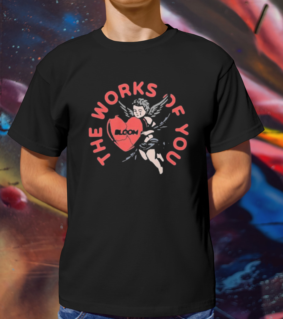 The Works Of You Bloom Cherub Heart T-Shirt