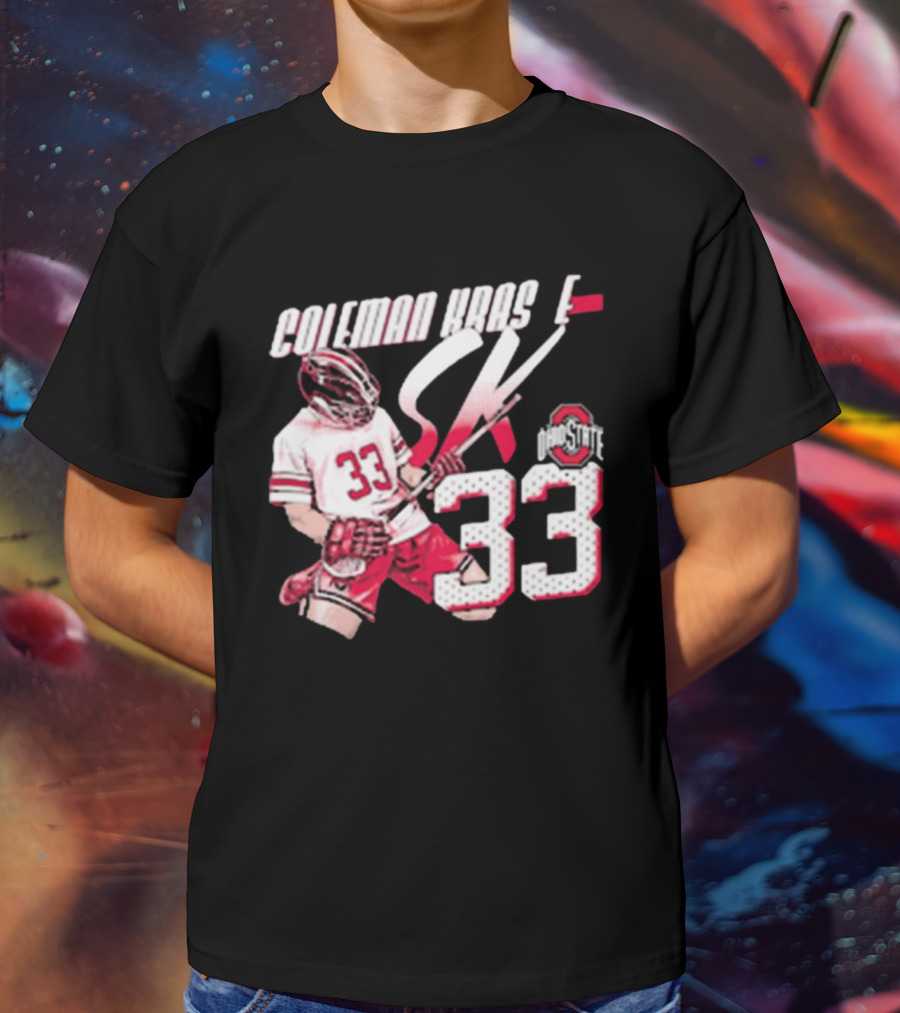 Coleman Kraske Ohio State #33 SKI T-Shirt