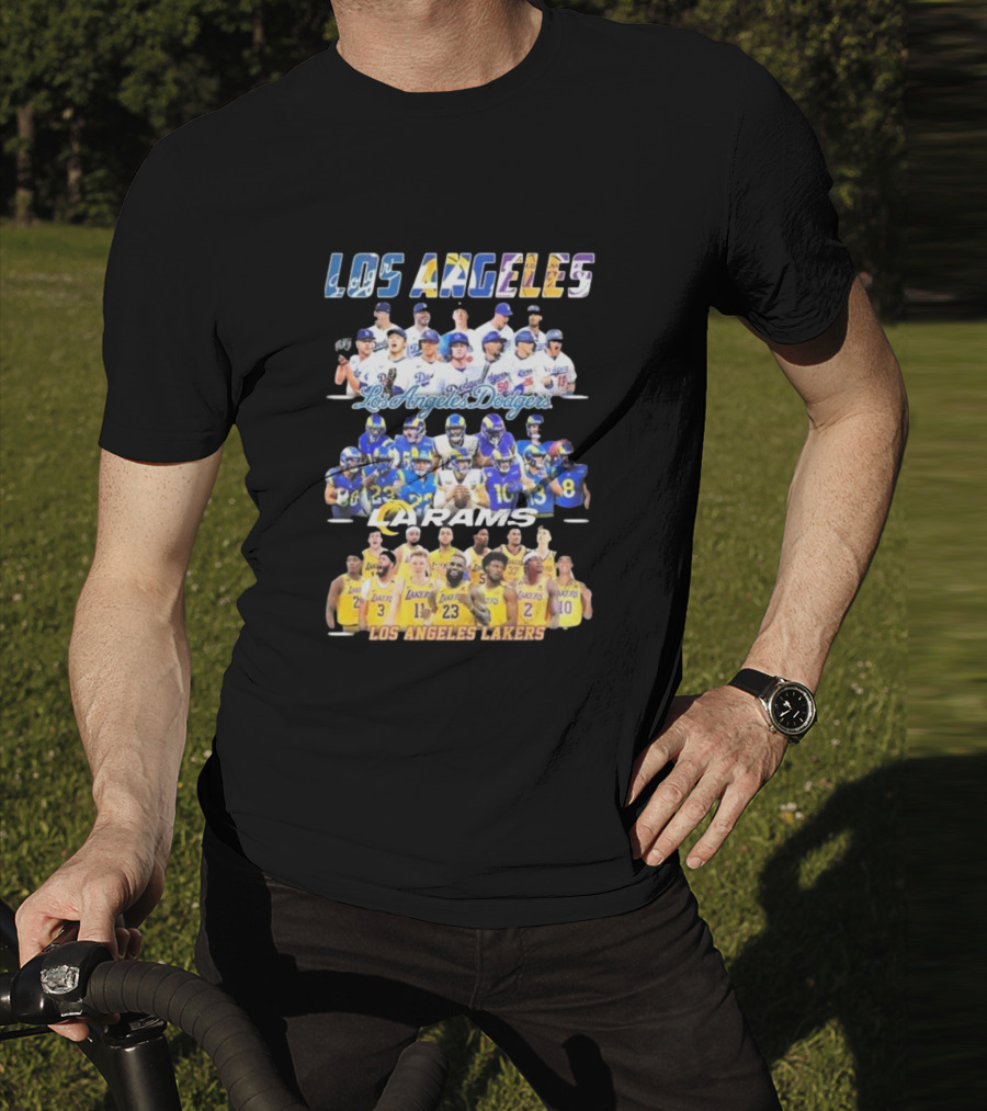 Los Angeles Dodgers Rams Lakers Team Sports T-Shirt