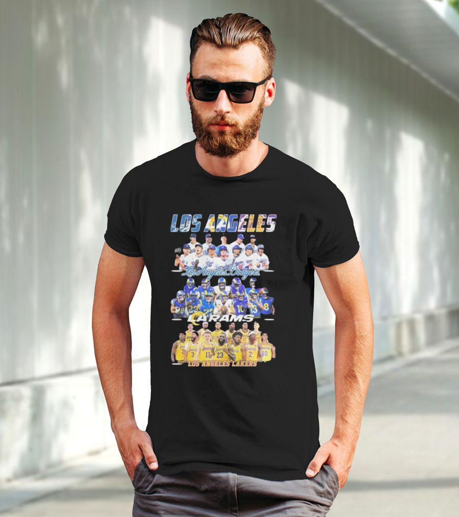 Los Angeles Dodgers Rams Lakers Team Sports T-Shirt
