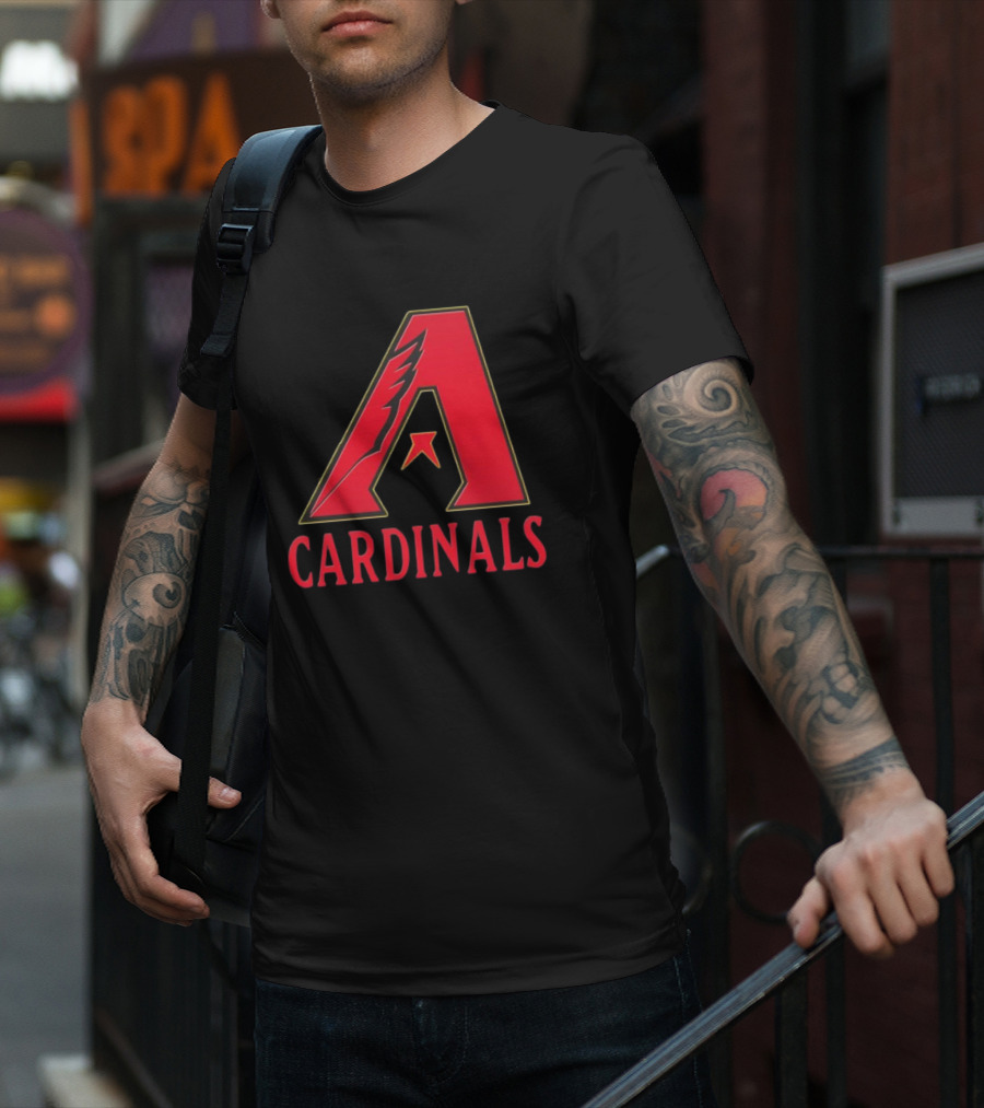 Arizona Cardinals Diamondbacks Mashup NFL MLB T-Shirt