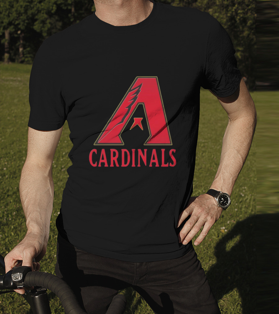 Arizona Cardinals Diamondbacks Mashup NFL MLB T-Shirt
